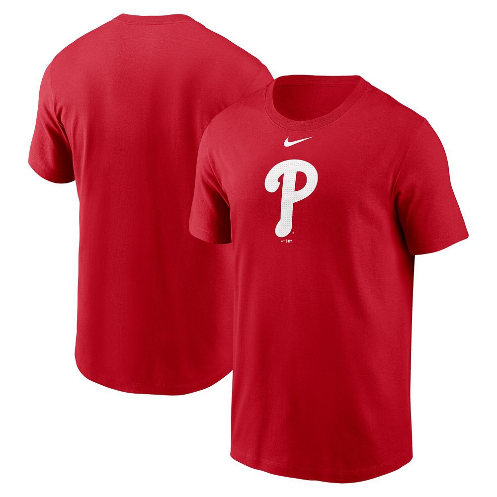 

Мужская красная футболка с логотипом Nike Philadelphia Phillies Fuse, цвет Phl Red