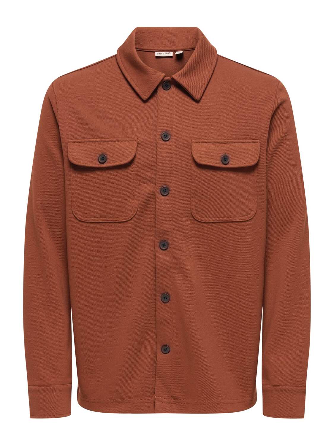 

Only & Sons Рубашка на пуговицах Regular fit 'ONSNew Kodyl' в цвете Cognac