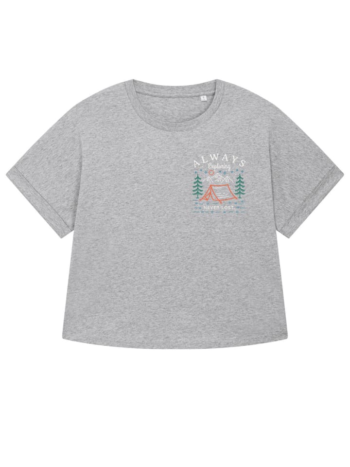 

Футболка Всегда исследуй, никогда не теряйся серого цвета wat Apparel, Серый, Футболка Всегда исследуй, никогда не теряйся серого цвета wat Apparel