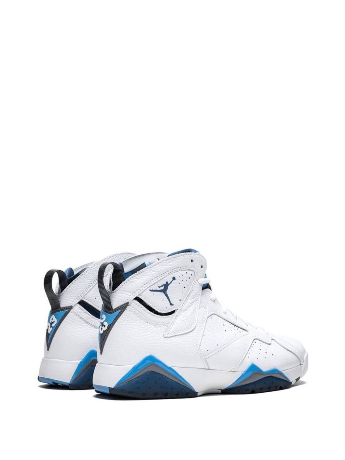 Кроссовки Jordan Air Jordan 7 Retro, белый/голубой — фото 3