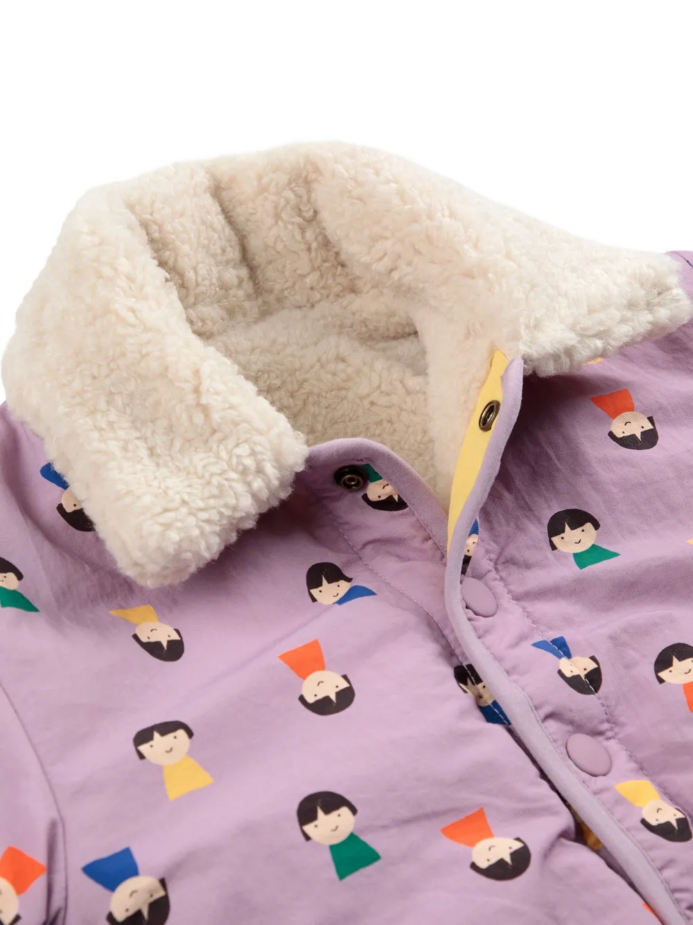 Двусторонняя куртка с принтом в виде игровых фишек BOBO CHOSES, фиолетовый — фото 3