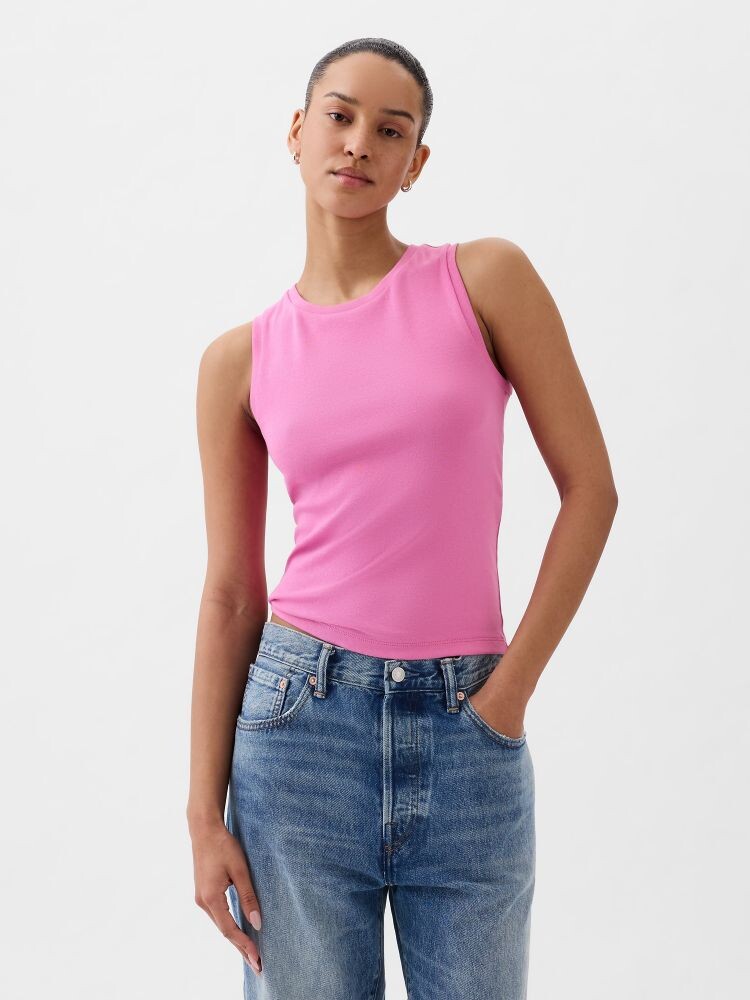 

Короткий укороченный топ Gap, розовый