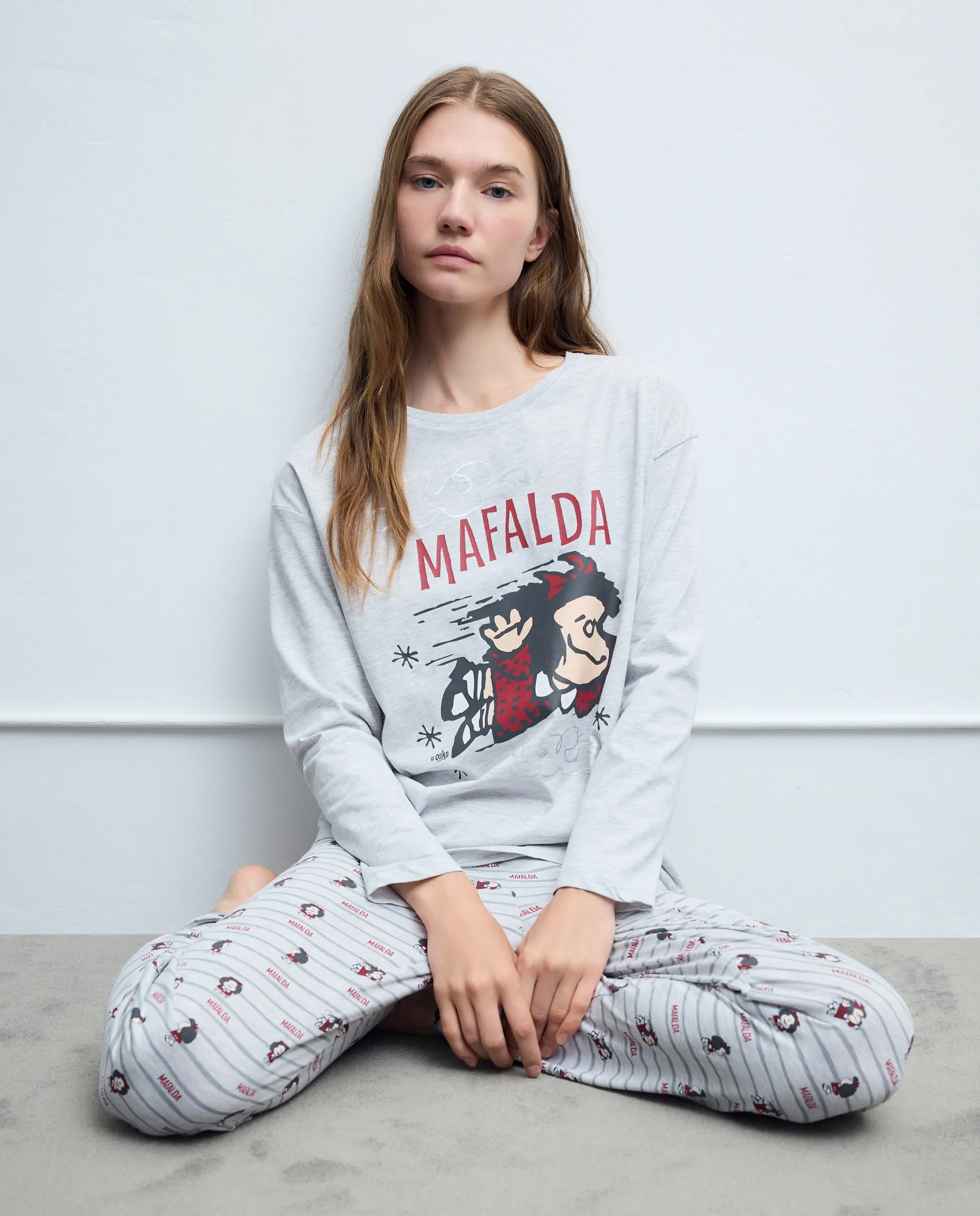 

Женский пижамный комплект Mafalda Easy Wear, светло-серый