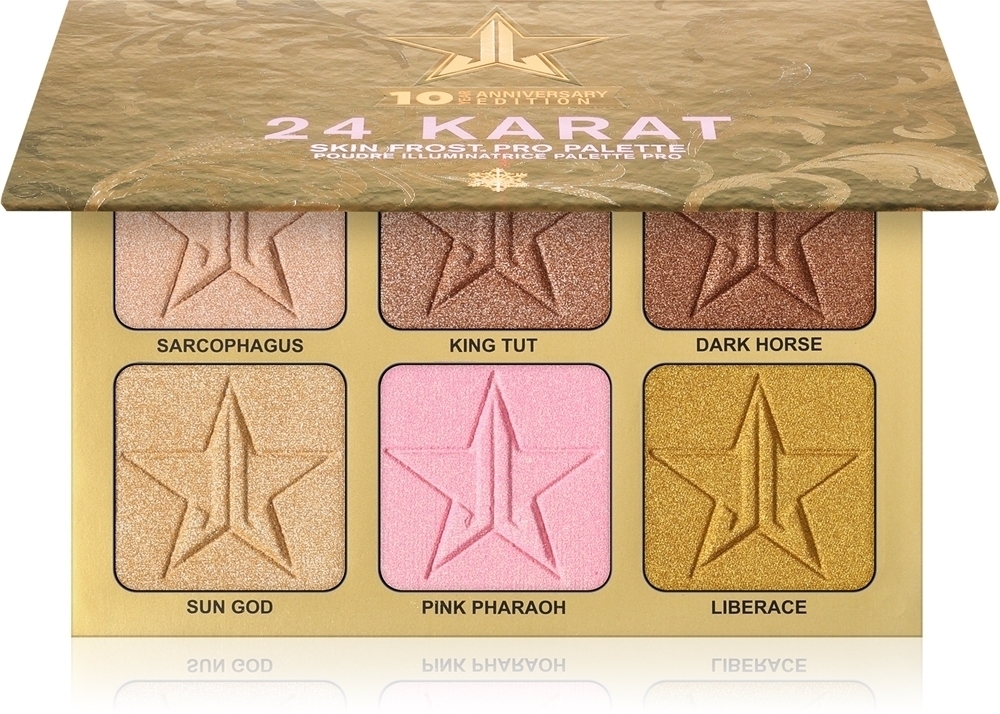

Палитра хайлайтеров Skin Frost 24k для сияния Jeffree Star Cosmetics, 6× 7 гр