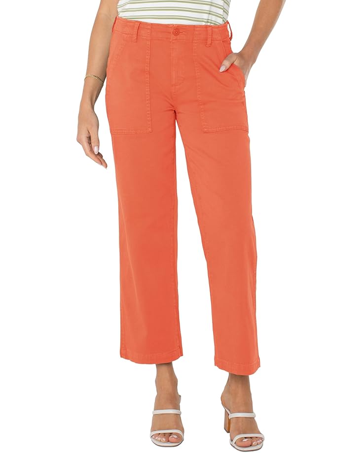 

Брюки Liverpool Los Angeles Cargo Wide Leg Crop, цвет Papaya