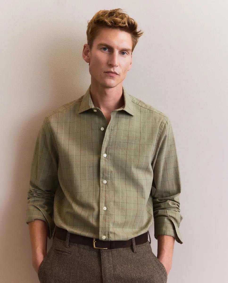 

Мужская спортивная рубашка с длинным рукавом Emidio Tucci, зеленый