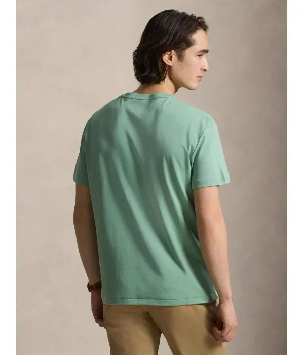 Футболка custom slim fit Polo Ralph Lauren, мятный — фото 3