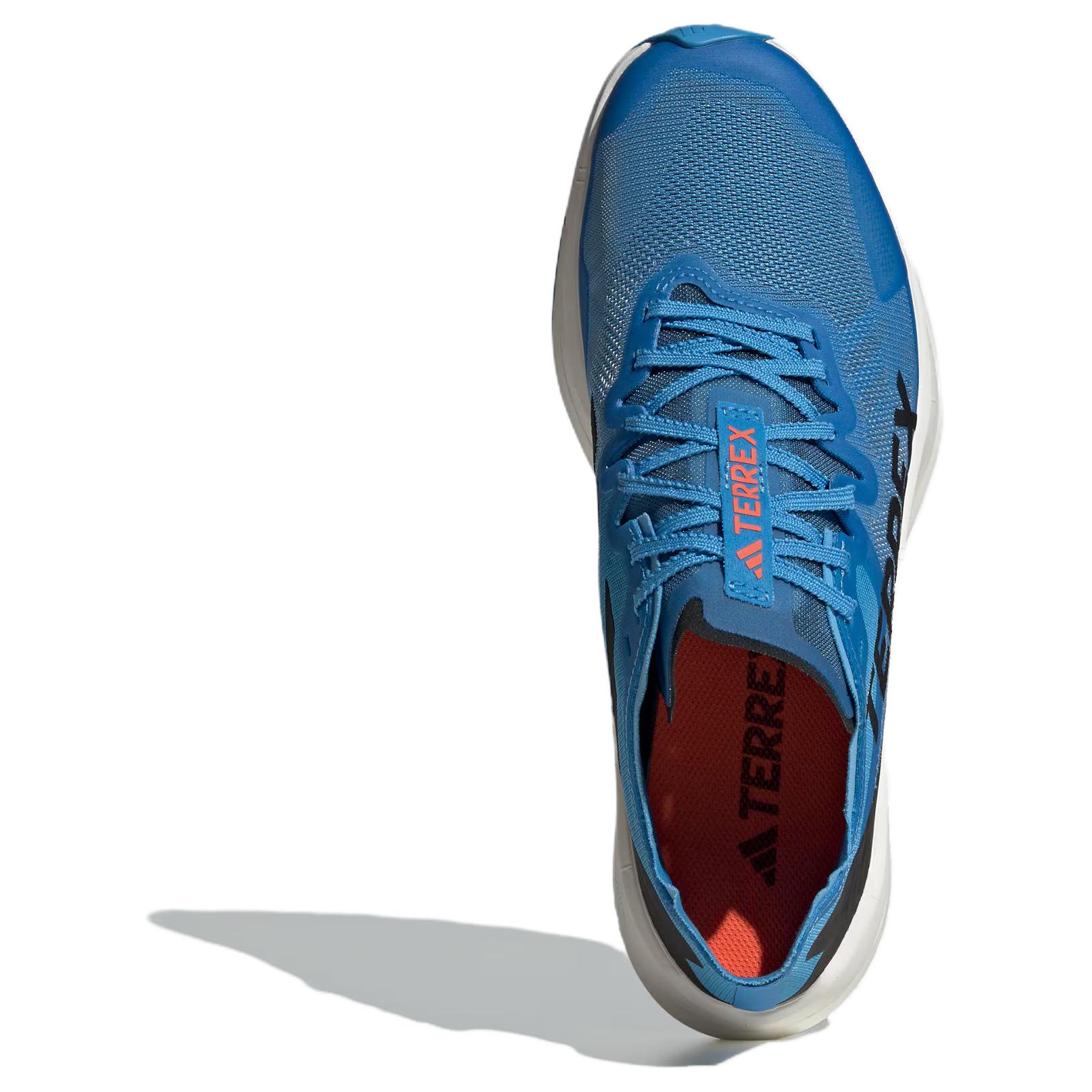 Adidas Terrex Agravic Speed Trail Pulse Blue Core Black Semi Impact Orange, Pulse Blue/Черный/Оранжевый — фото 3