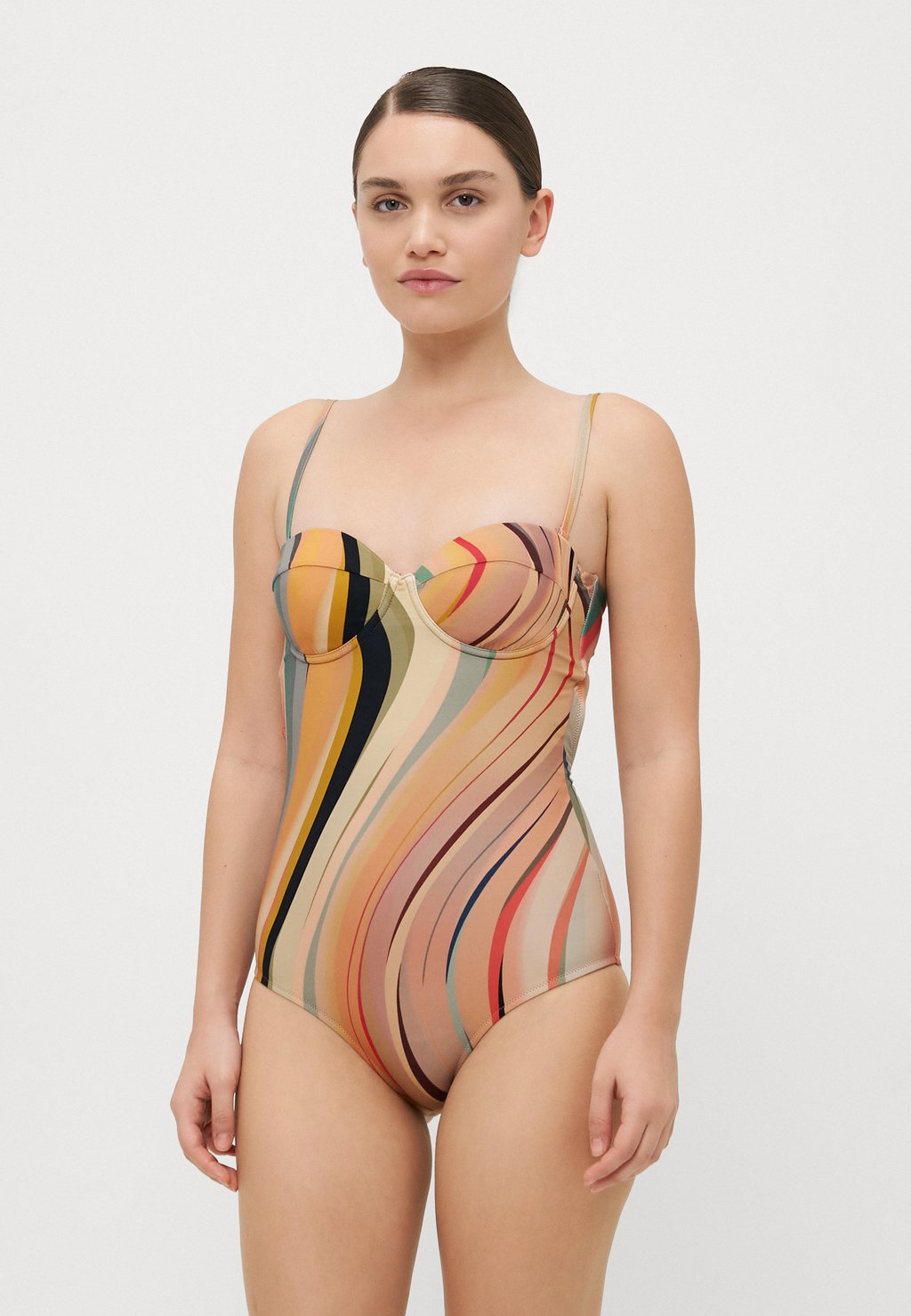 

Купальник WOMEN SWIM BANDEAU SWIRL Paul Smith, мультиколор