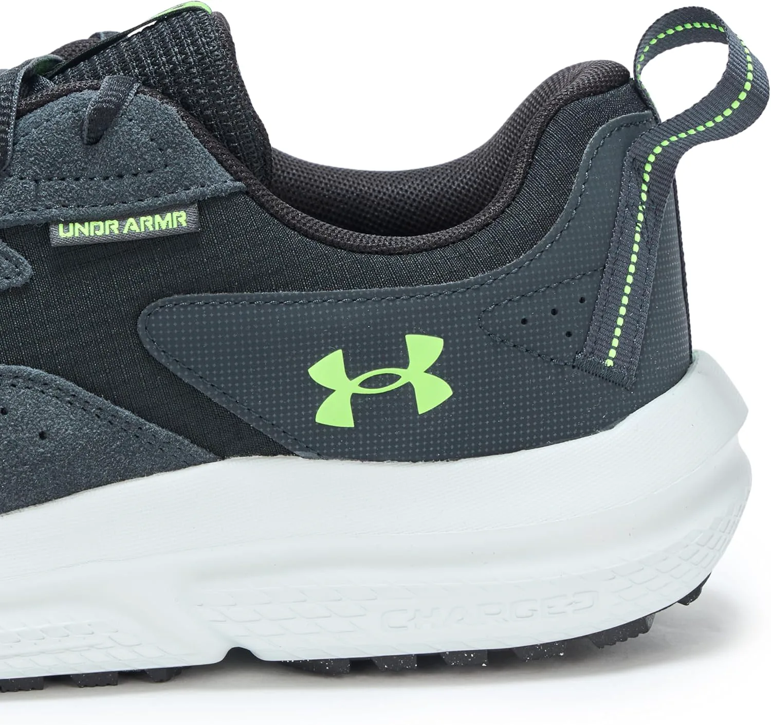 Мужские кроссовки Under Armour Charged Verssert 2, черный/зеленый — фото 3