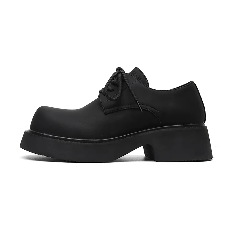 DUNNU Повседневные кожаные туфли мужские low top черные — фото 3