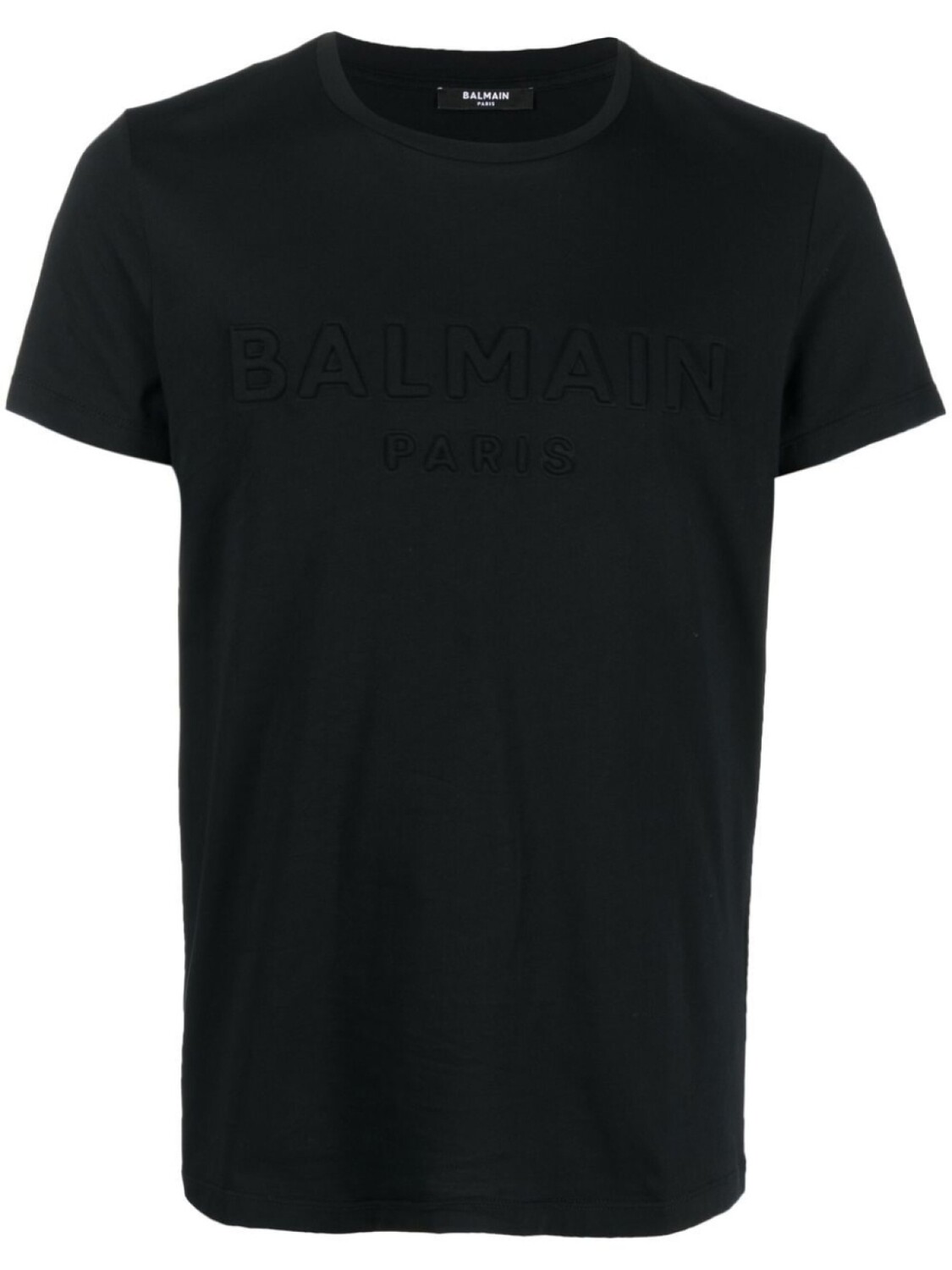 

Balmain футболка с тисненым логотипом, черный
