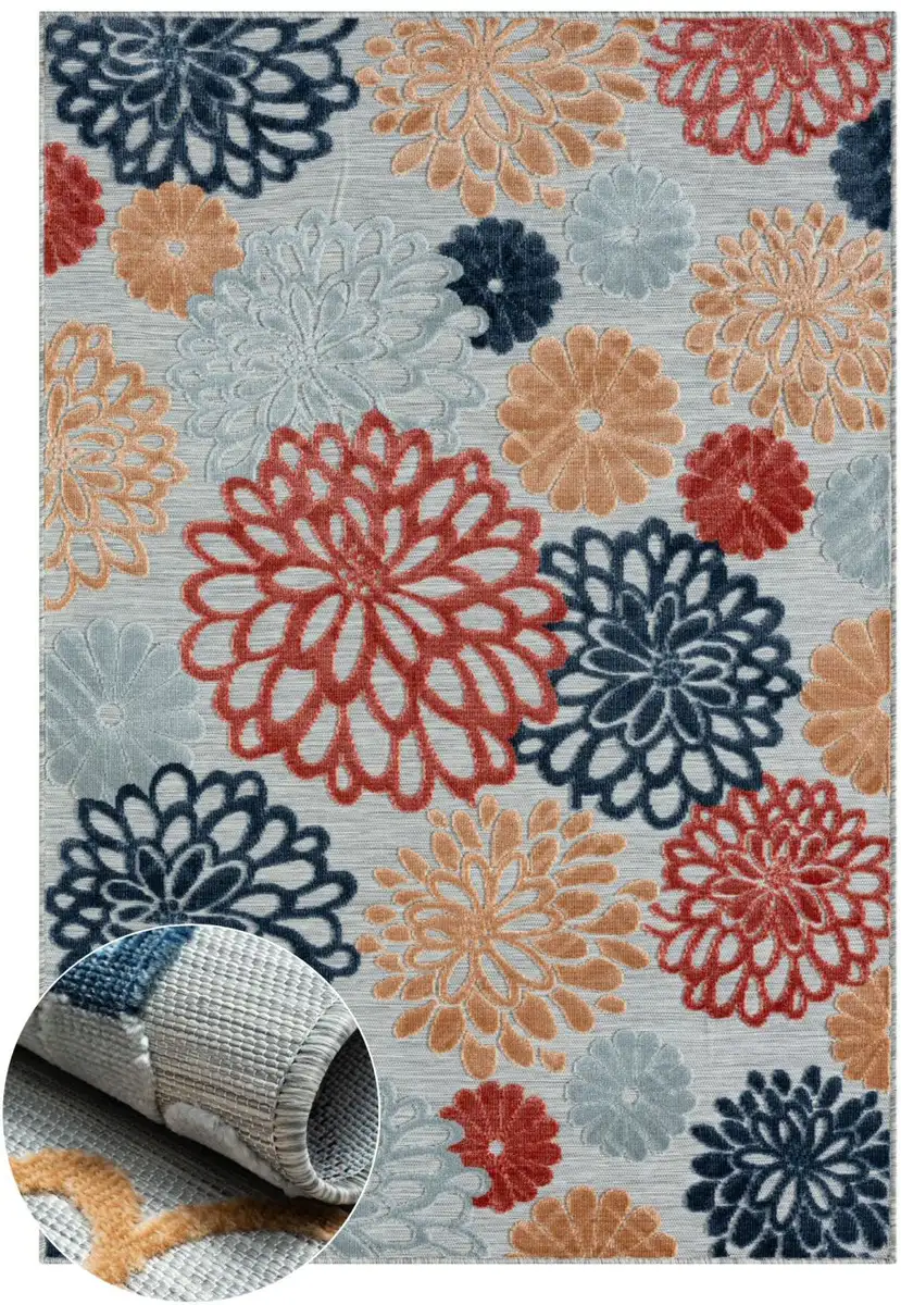 

Myflair Мебель и аксессуары Ковер "Bloom" Myflair Möbel & Accessoires 100х160 см, серый