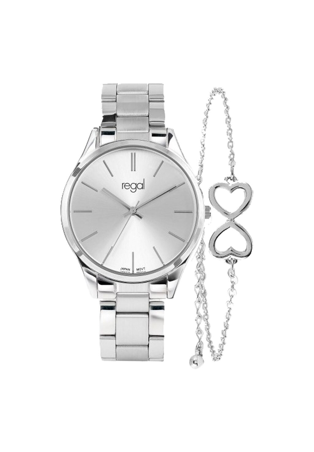 

Часы SET MIT KOSTENLOSEM ARMBAND Lucardi, серебристый