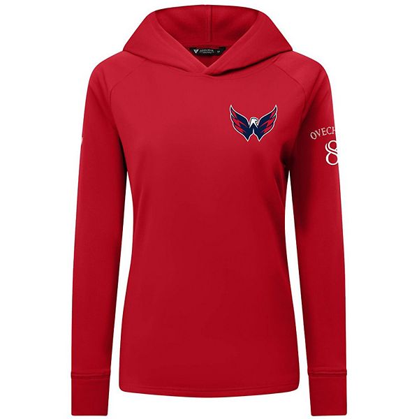 

Женский свитшот с капюшоном alexander ovechkin red washington capitals Levelwear