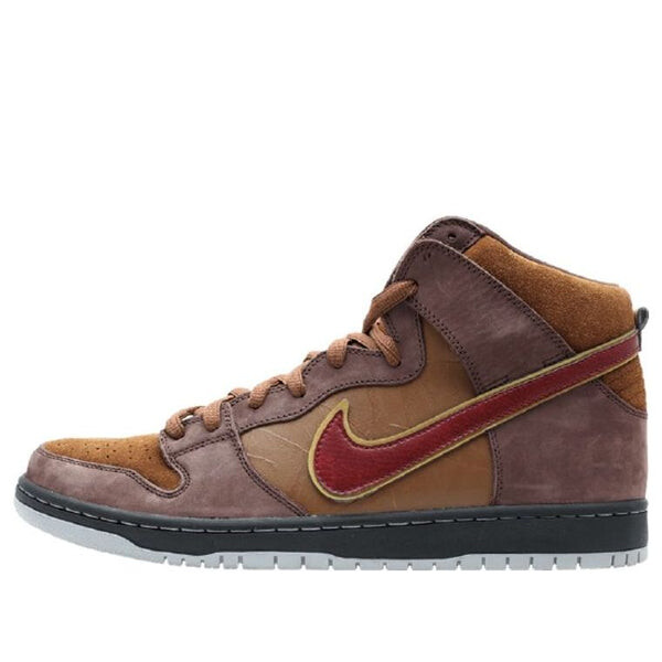 

Кроссовки sb dunk high premium Nike, коричневый