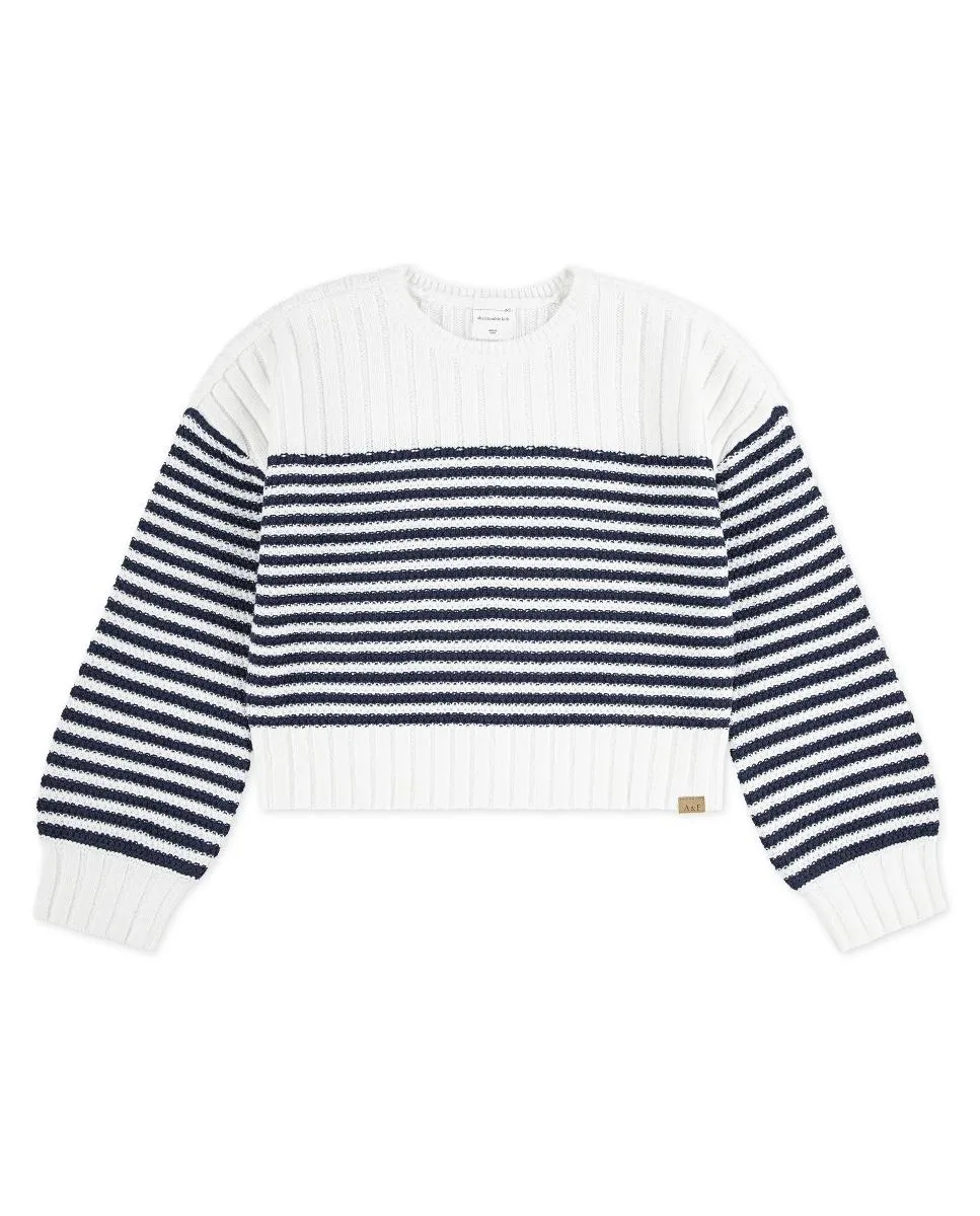 

Свитер с высоким воротником для девочек Abercrombie, белый