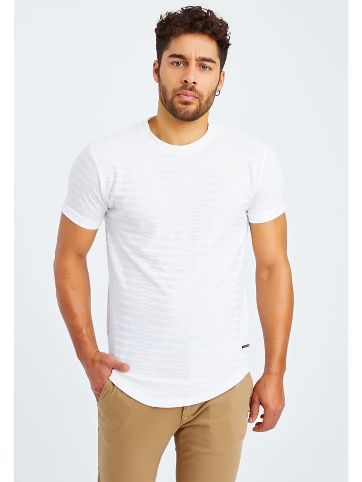 

Футболка Leif Nelson Herren T-Shirt Rundhals Herren T-Shirt Rundhals LN-55285, цвет ECRUWEIß