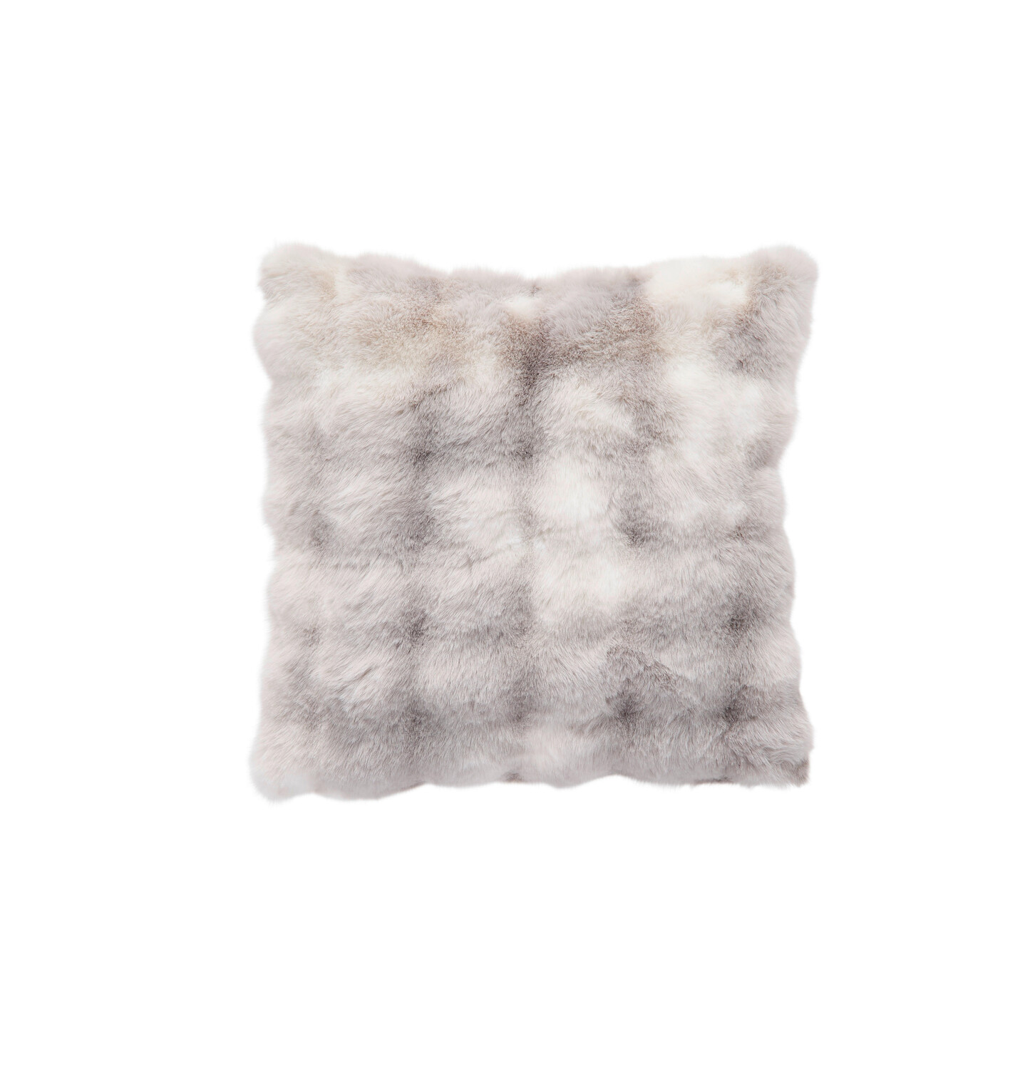 

Меховая подушка Novel, 48x48 см, серебристый