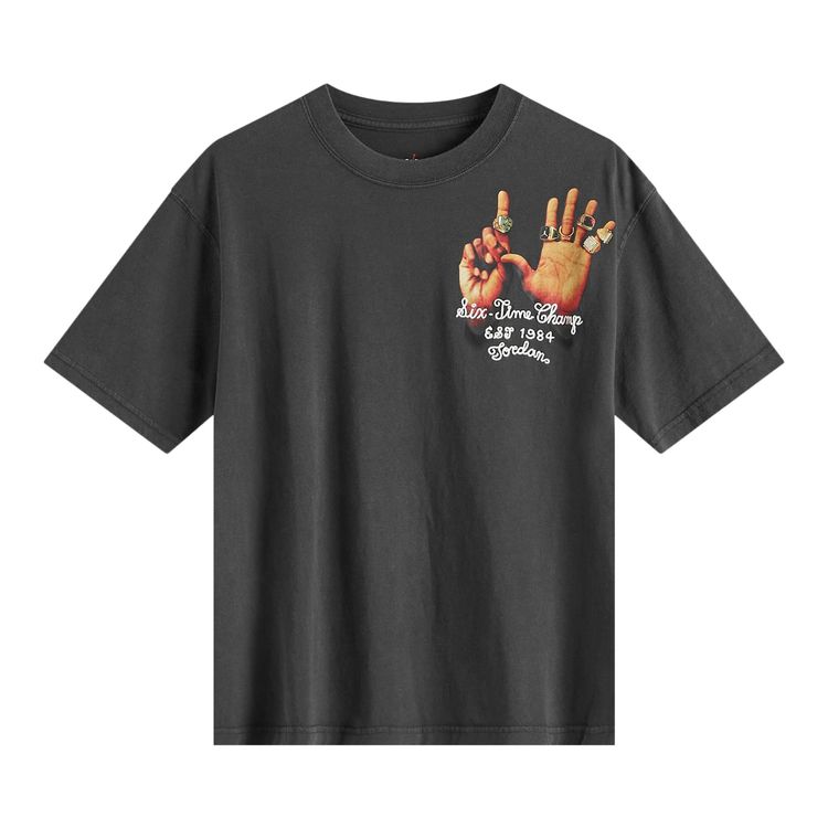 

Футболка Air Jordan Graphic T-Shirt 'Off Black', черный