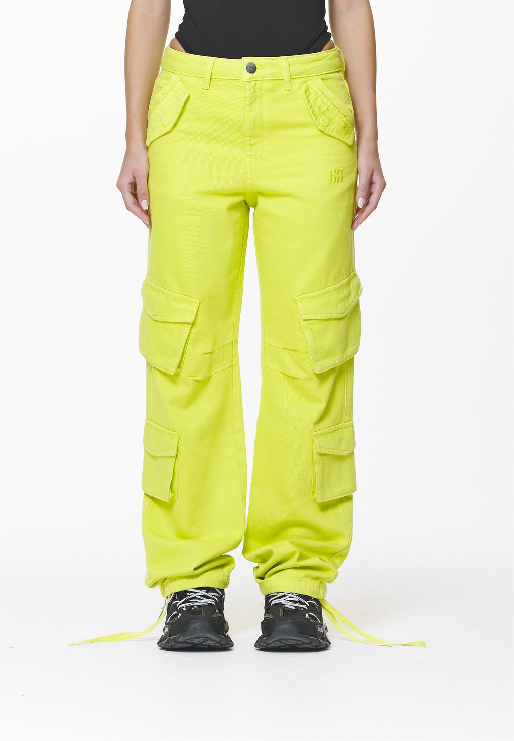 

Джинсы свободного кроя MALOY WIDE JEANS Pegador, цвет washed lime yellow