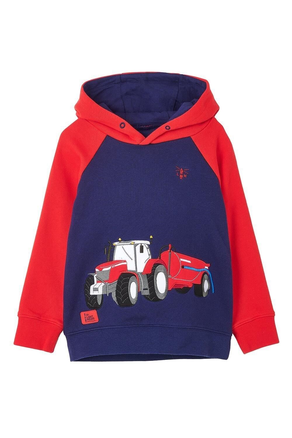 Толстовка с капюшоном Джека Коттона Lighthouse Clothing, красный — фото 2