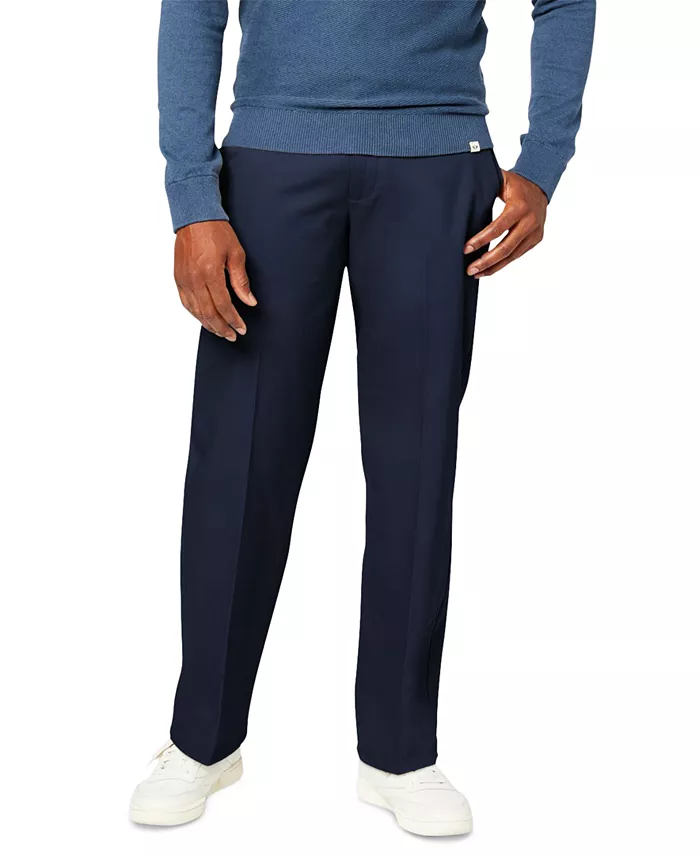 

Мужские брюки Signature Relaxed Fit с защитой от пятен, без складок и не требующие глажки Dockers, синий