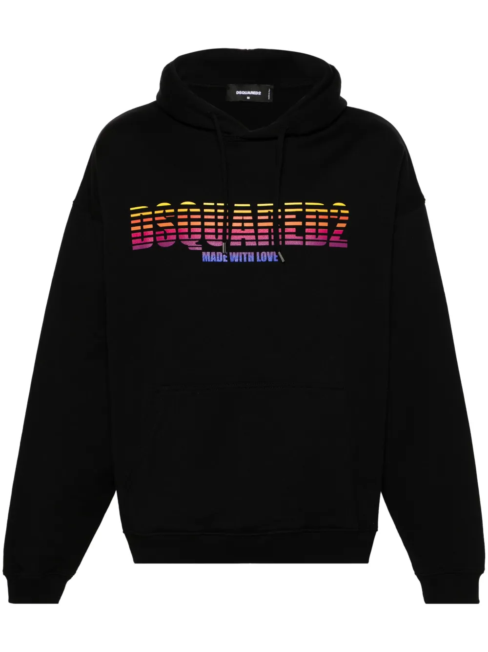 

Худи с логотипом DSQUARED2, черный