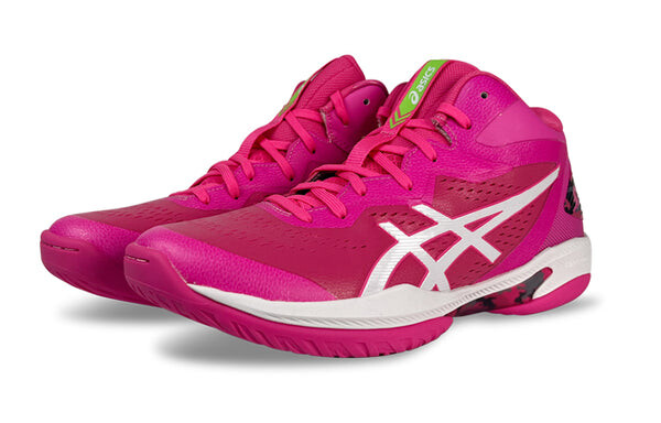 Кроссовки баскетбольные гелевые hoop v15 Asics, розовый — фото 4