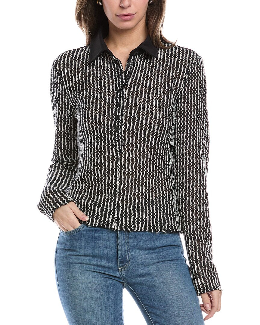 

Свитер поло Gigi rag & bone, черный