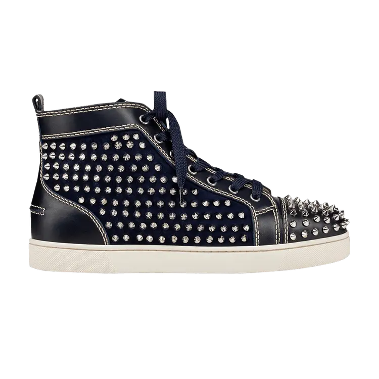 

Кроссовки Christian Louboutin Louis Flat Calf Spikes 'Blue', синий