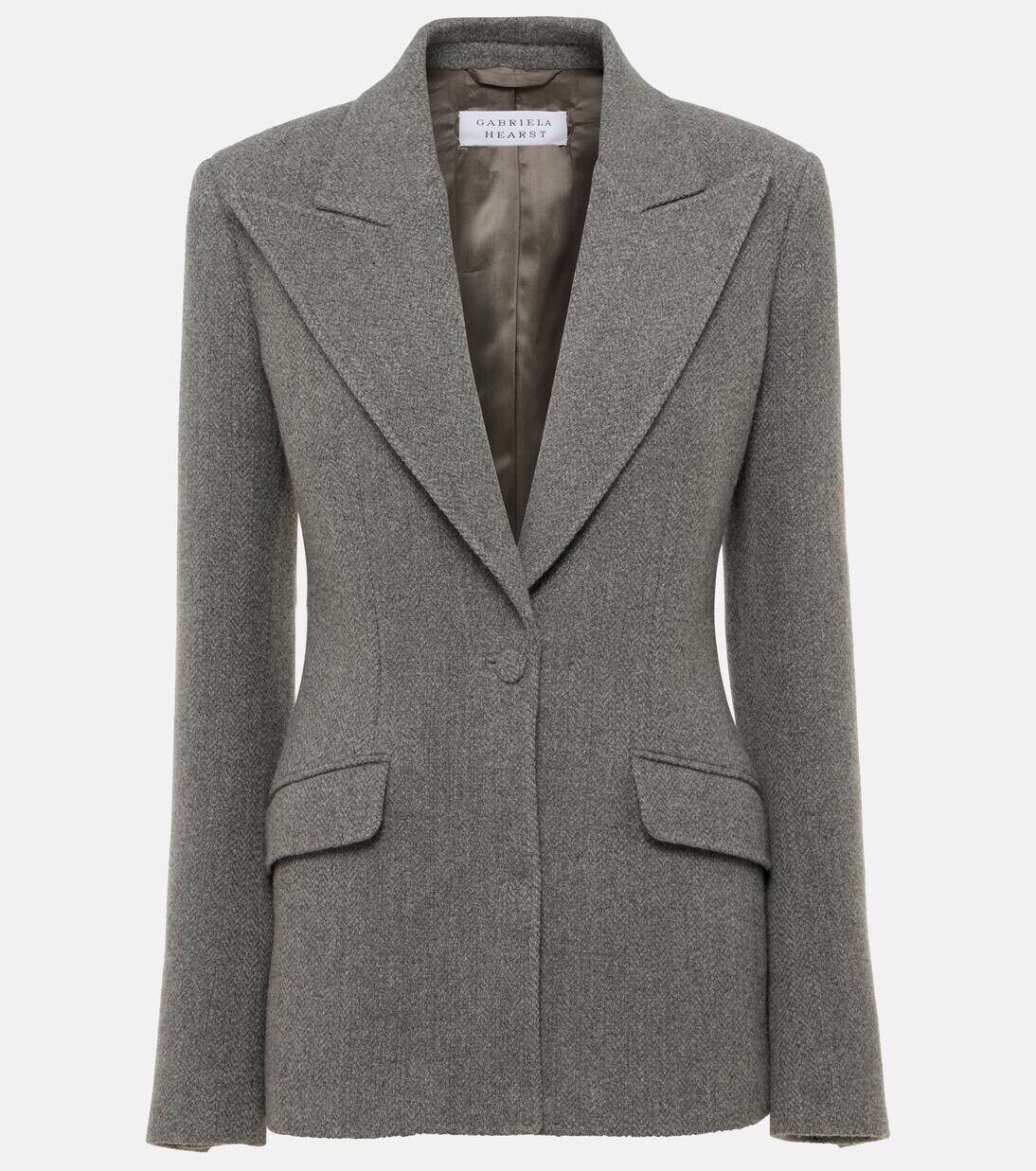 

Блейзер Leiva Gabriela Hearst, цвет dark grey multi