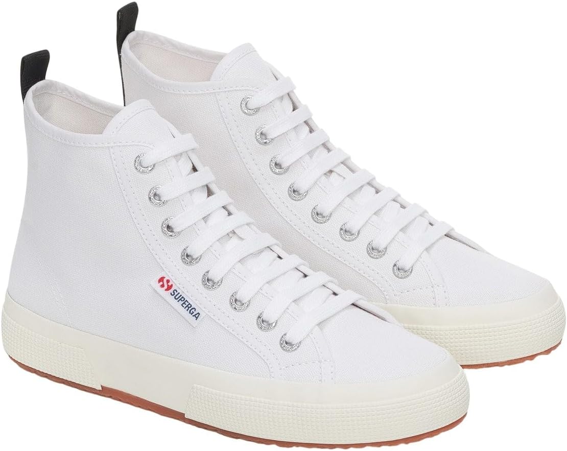 

Кроссовки Superga Unisex-Adult 2750 Mid Cotton, белый/черный