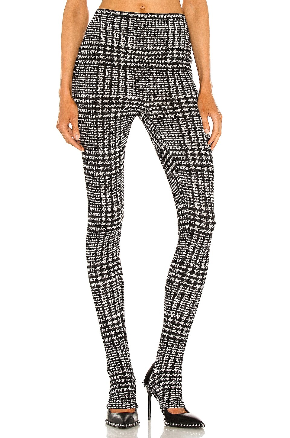 

Леггинсы Norma Kamali Legging With Footie, цвет Large Glenn Plaid Tweed