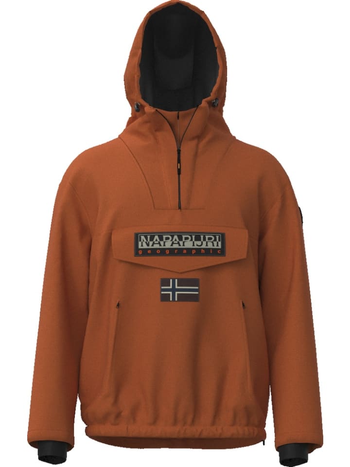

Функциональная куртка Rainforest Next оранжевого цвета Napapijri