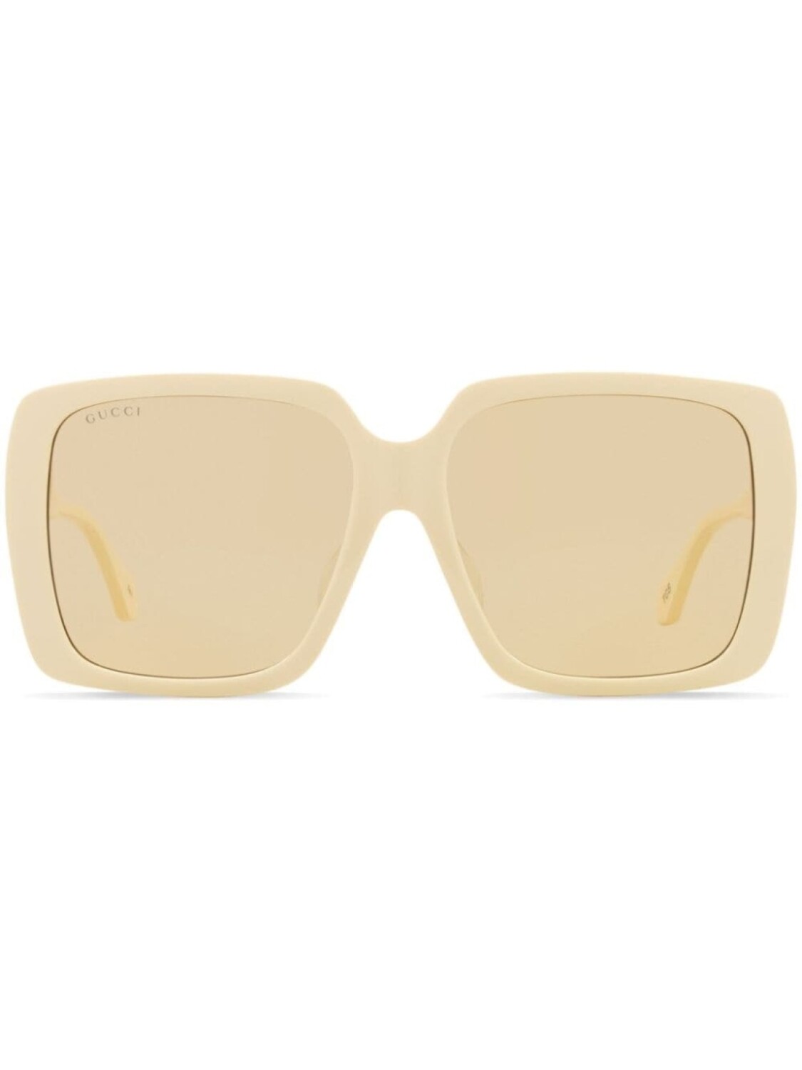 

Gucci Eyewear солнцезащитные очки в квадратной оправе, белый