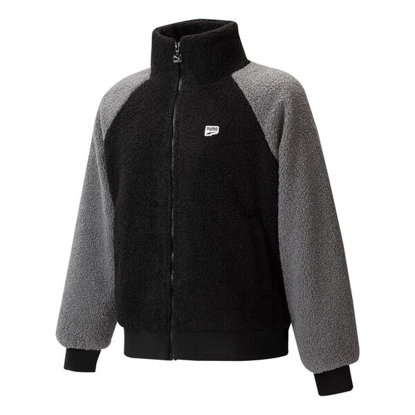 

Куртка reglan sleeve sherpa jacket 'black' Puma, черный
