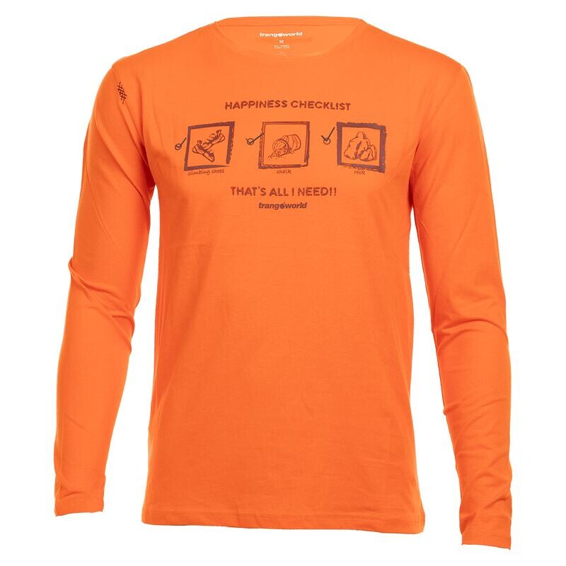 

Trangoworld Gerena Оранжевая мужская футболка с длинным рукавом