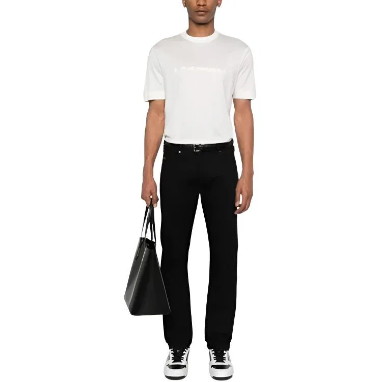 Джинсы slim fit с логотипом EMPORIO ARMANI, Denim Blue — фото 2