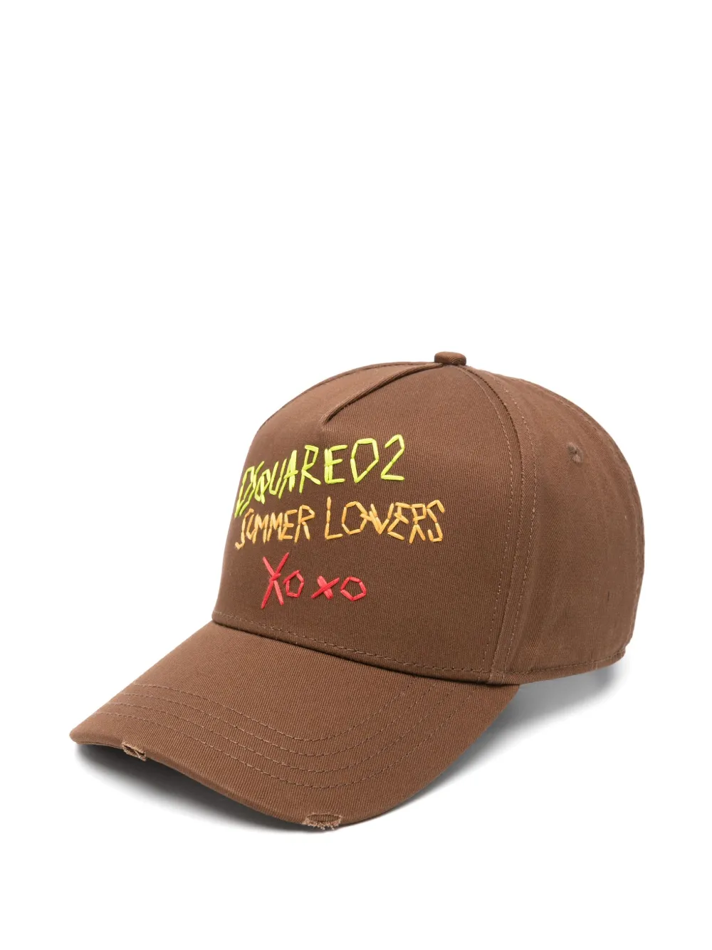 

Кепка с вышитым логотипом DSQUARED2, коричневый