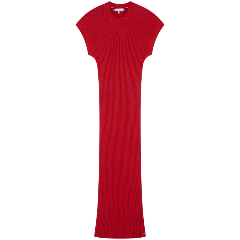 

Женское платье с коротким рукавом Tommy Hilfiger, красный