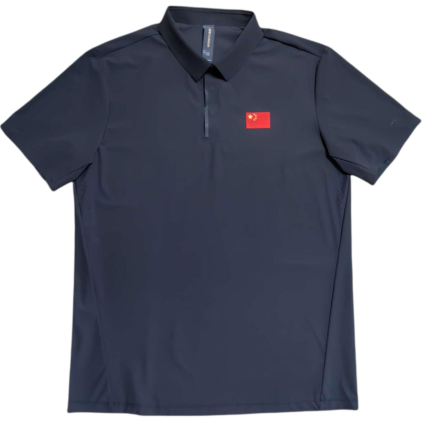 

ANTA Поло мужское Jing Mo Blue, Синий, ANTA Поло мужское Jing Mo Blue