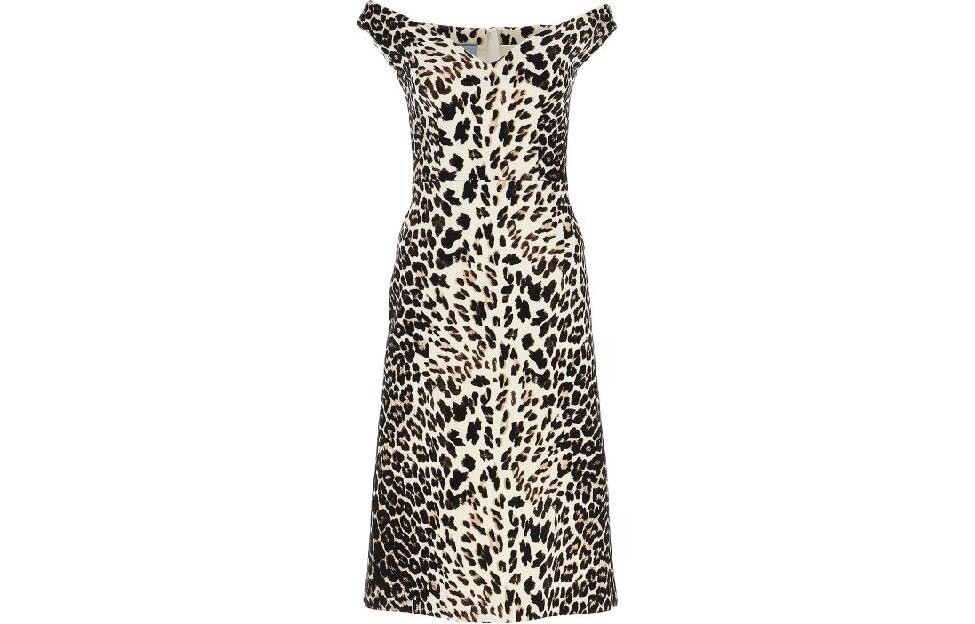 

Платье без рукавов женское желтое Prada