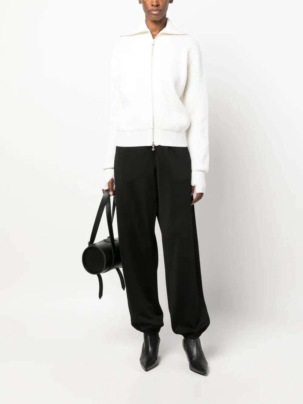 Спортивные брюки прямого кроя JIL SANDER, черный — фото 2