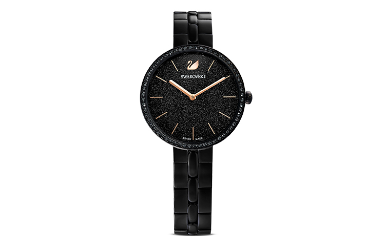 

Swarovski Часы COSMOPOLITAN Wrist Watch Quartz Movement Black Dial Women's Watch 5547646, Black Dial