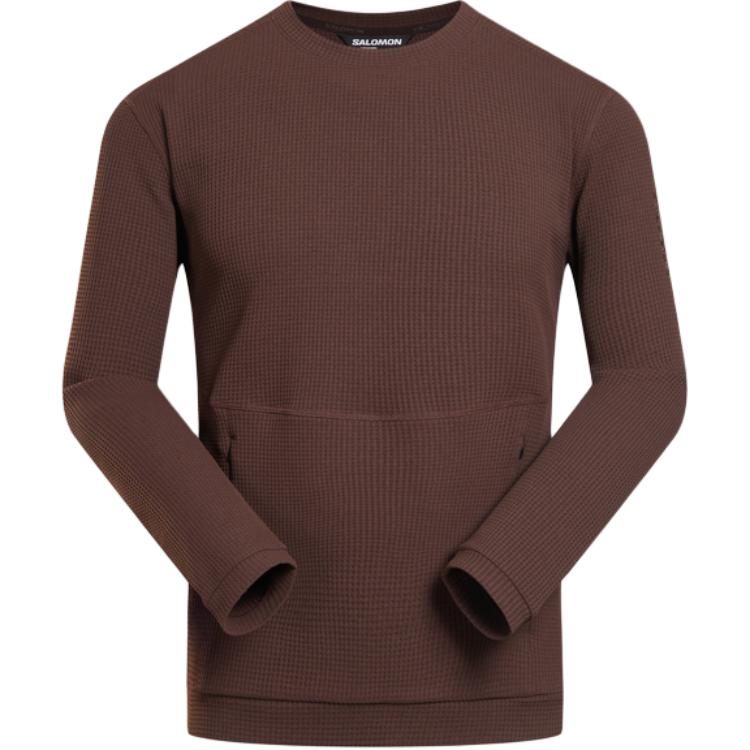 

Толстовка fw25 m мужская SALOMON, коричневый