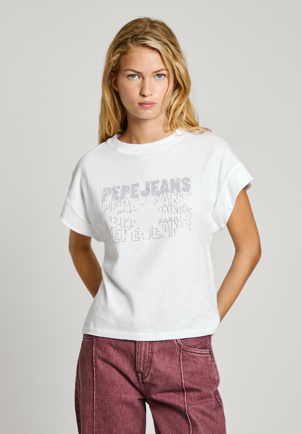 

Футболка с принтом LIRA Pepe Jeans, белый