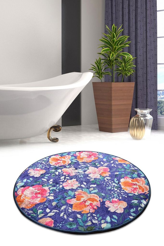 

Mijolnir, Flowers- CHL1667, Разноцветный, коврики для ванной, 700 г/м², 100% микрополиамид, мультиколор