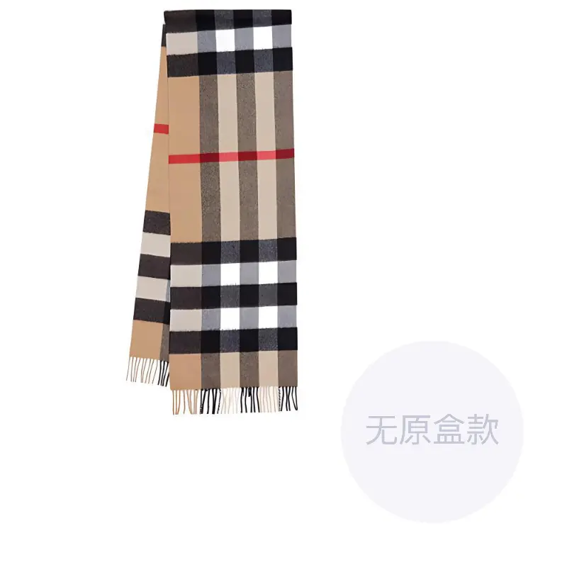 

Burberry Шарф из кашемира Check, Archive Beige