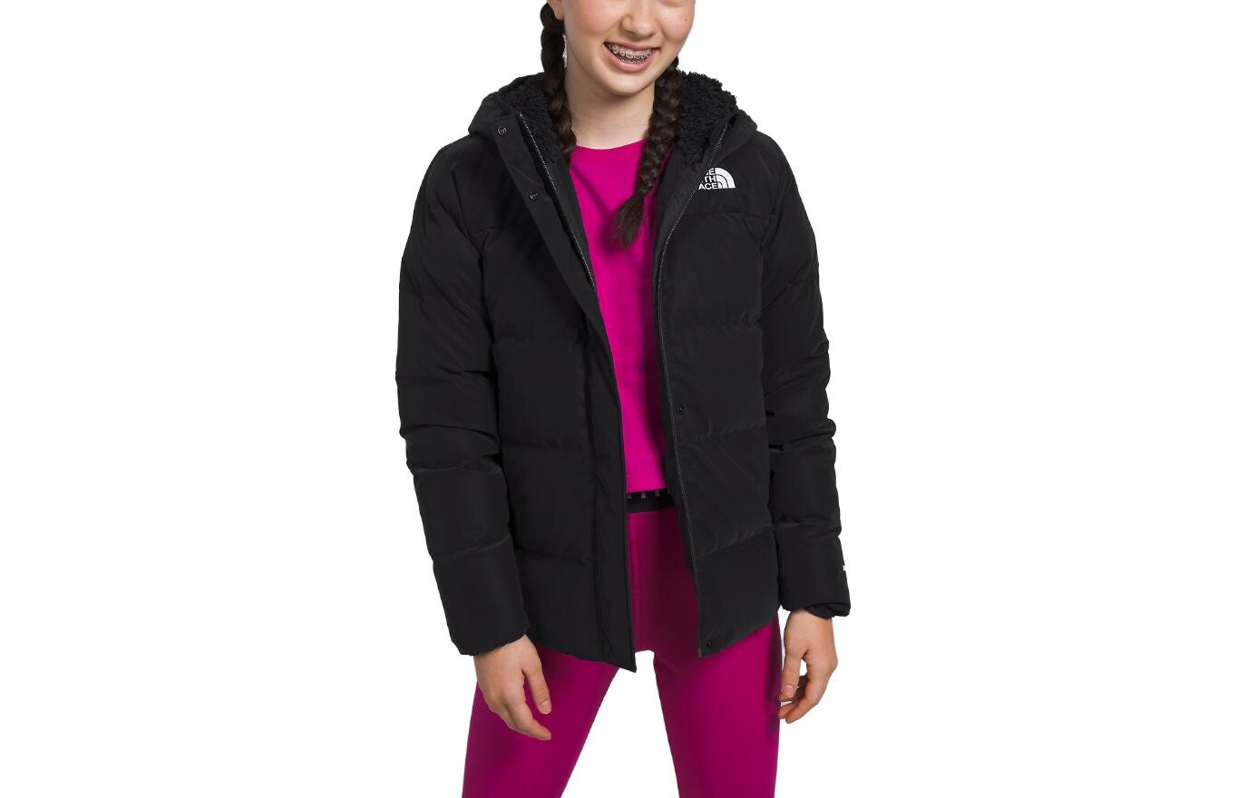 

THE NORTH FACE Детский пуховик/пуховик, цвет Black